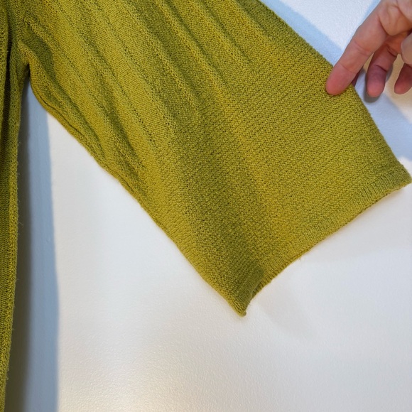 Green Knit Figure Flattering Quiet Luxury Capsule Sweater Top Women’s Plus 18/20 - Picture 8 of 13